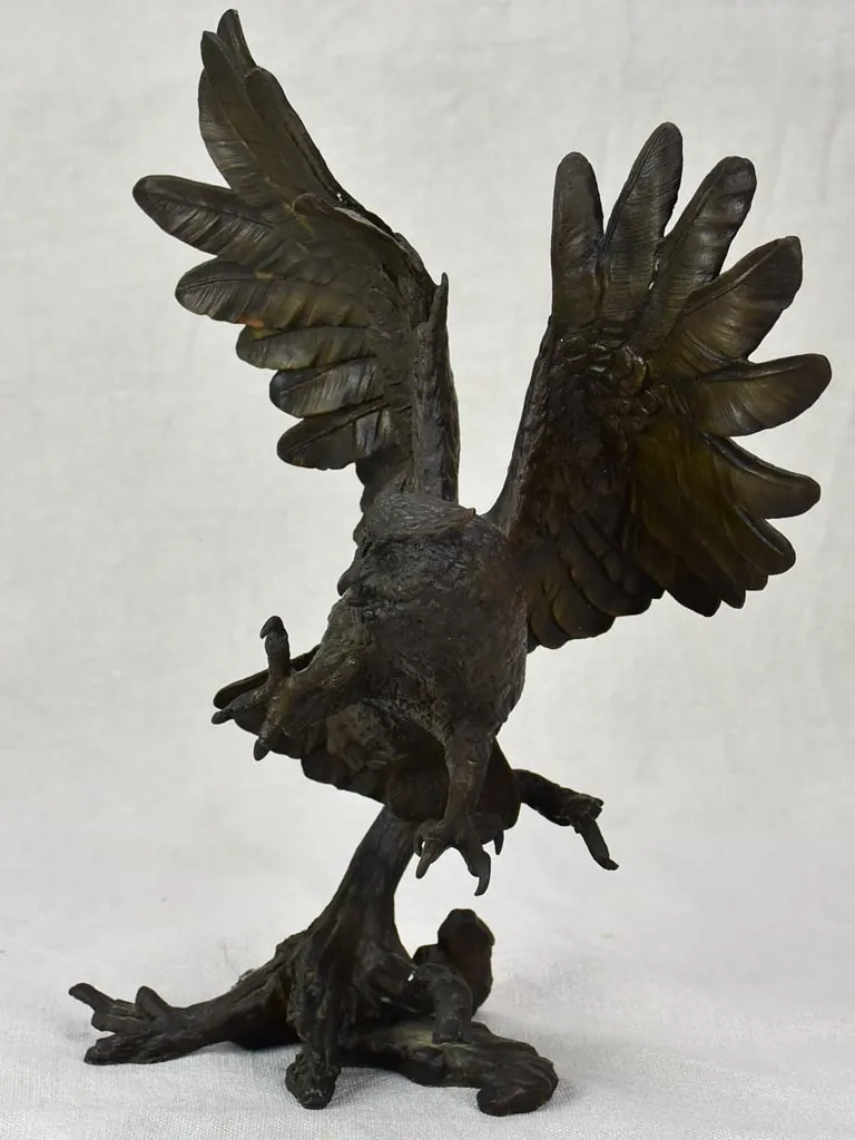 19th Century sculpture of an owl