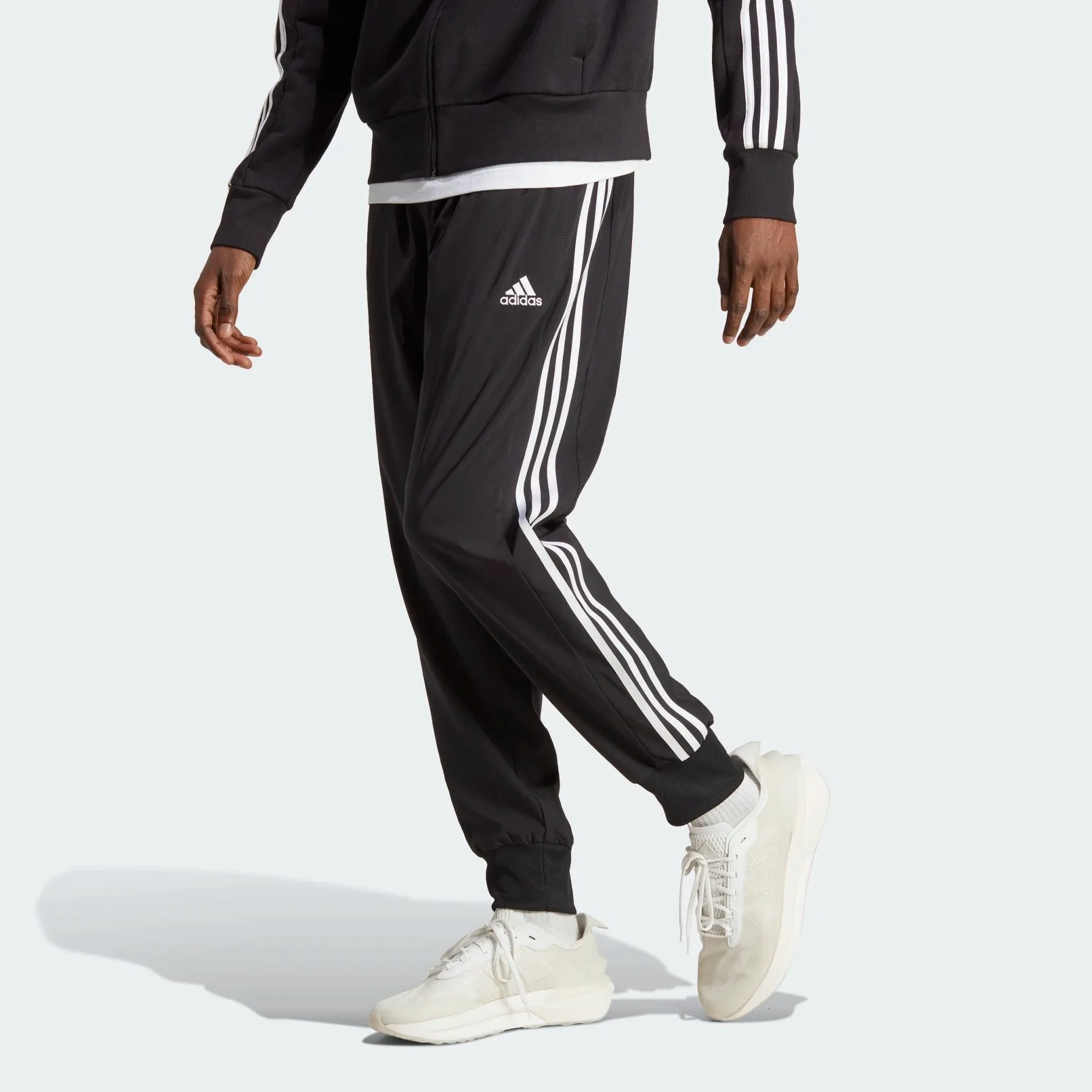 adidas AEROREADY Essentials Tapered Cuff Woven 3-Stripes Men's Pants