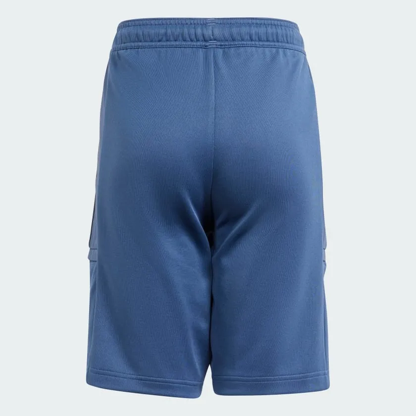 ADIDAS TIRO 24/7 SHORTS - KIDS - BLUE