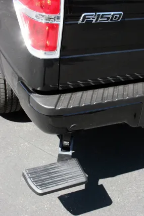 AMP Research BedStep Step Board - Bumper Mount - Black - Ford Fullsize Truck 2006-14