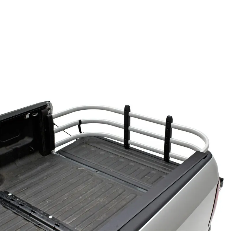 AMP Research BedXTender HD Max Bed Extender - Bed Mounted - Aluminum - Silver Powder Coat - GM Fullsize Truck 2019-20