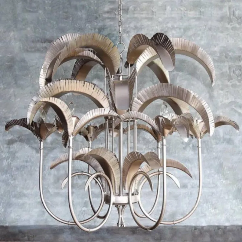 Artistic Suspended Palm Chandelier