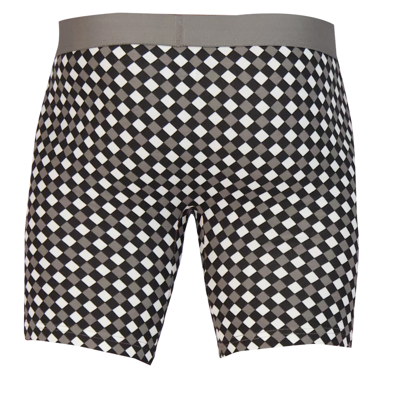 Biker Brief w/ Fly in Black & White Dimension by Wood Underwear