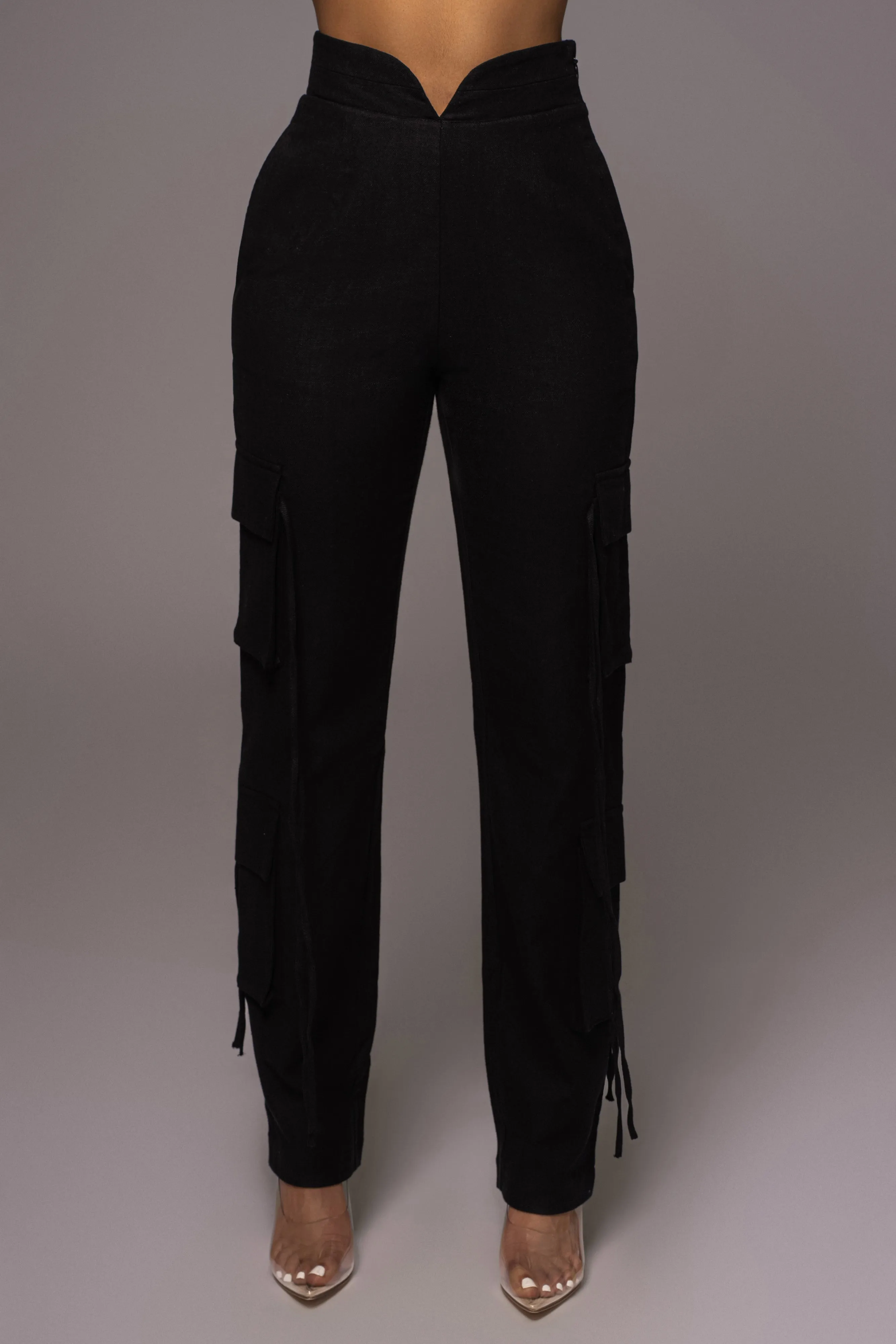 Black Better Half Linen Utility Pants