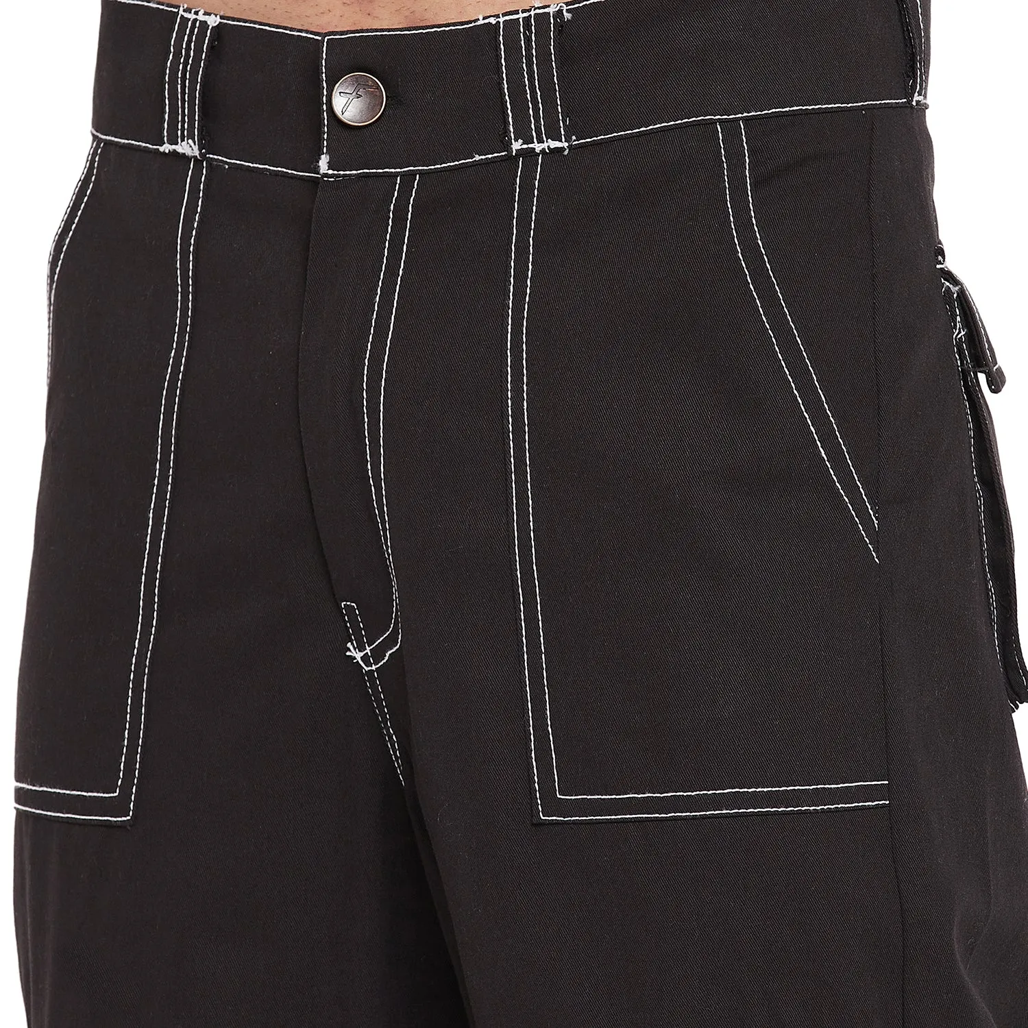 Black Carpenter Cargo Pants