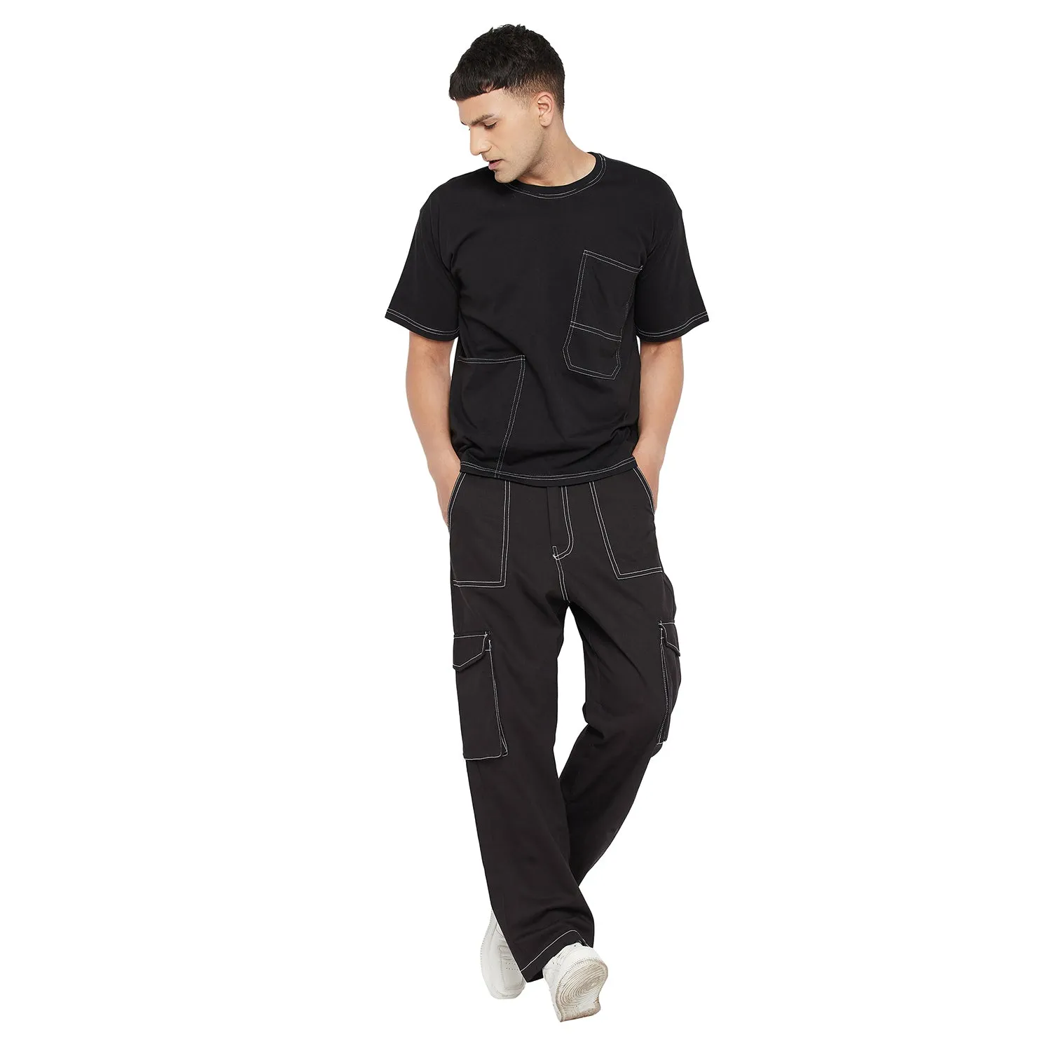 Black Carpenter Cargo Pants