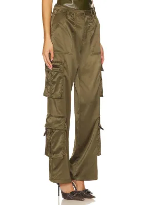 Blank NYC Franklin Cargo Satin Pants- Cocktail Craze