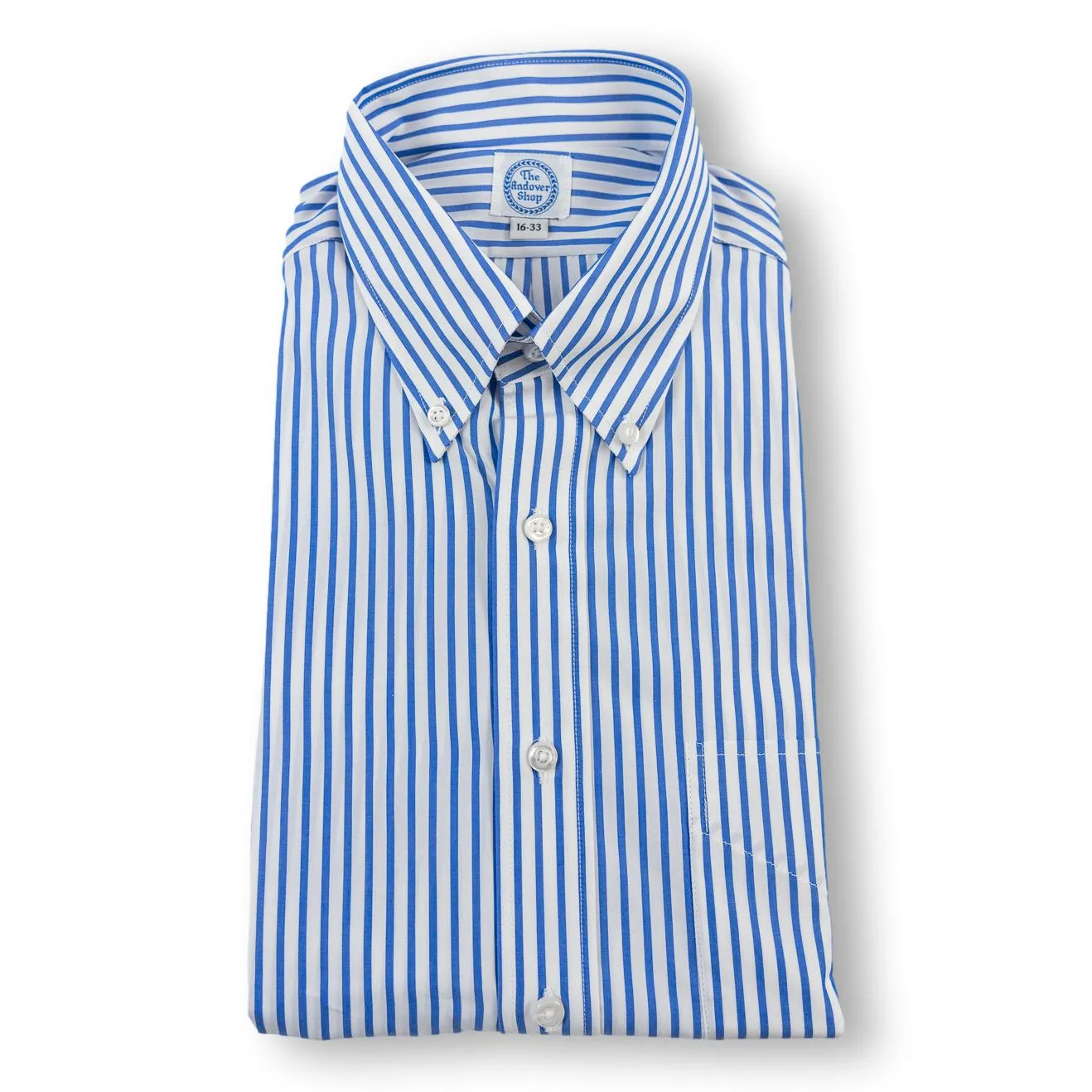 Blue Bengal Stripe Button Down Dress Shirt