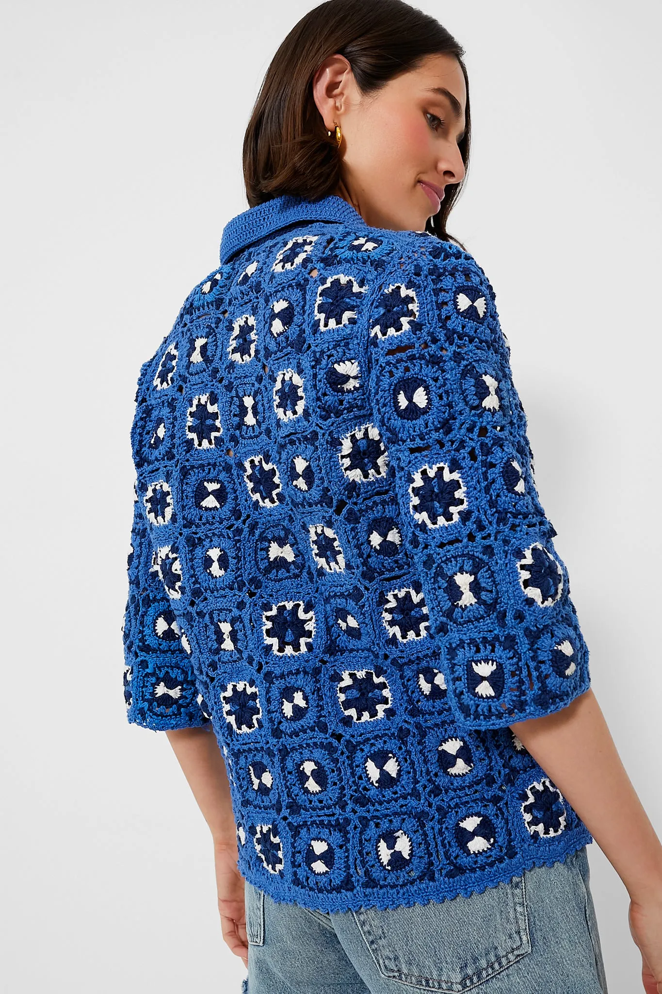 Blue Tiles Cardigan