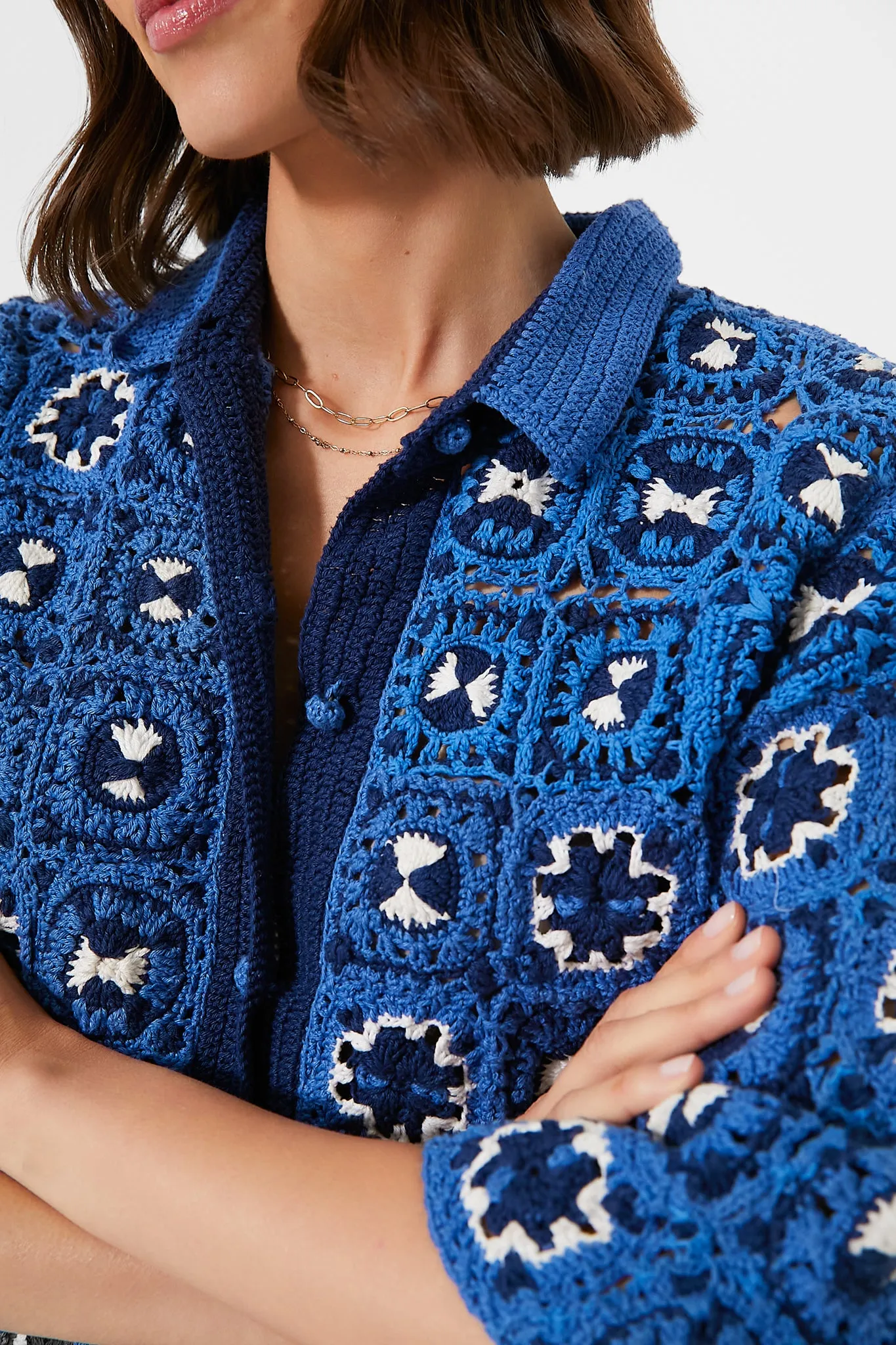 Blue Tiles Cardigan