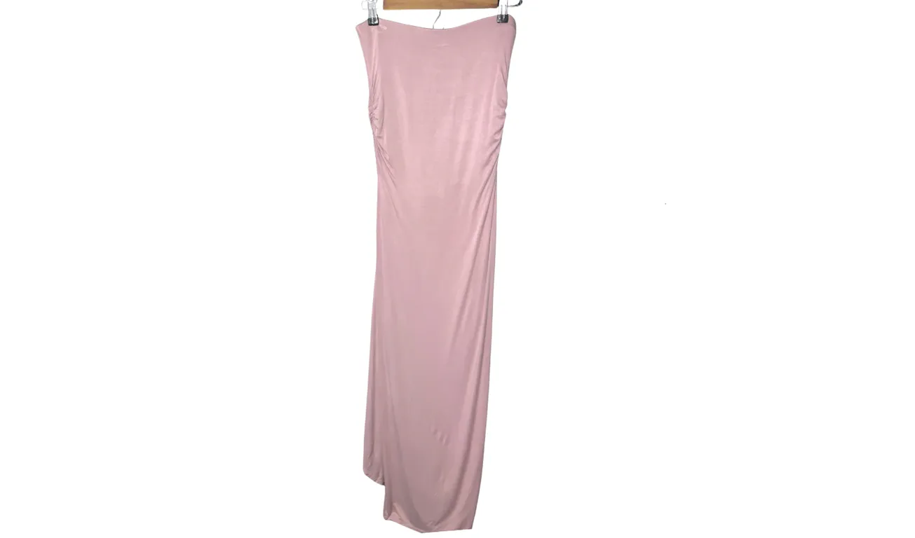 Blush Pink Drapery Dress; M