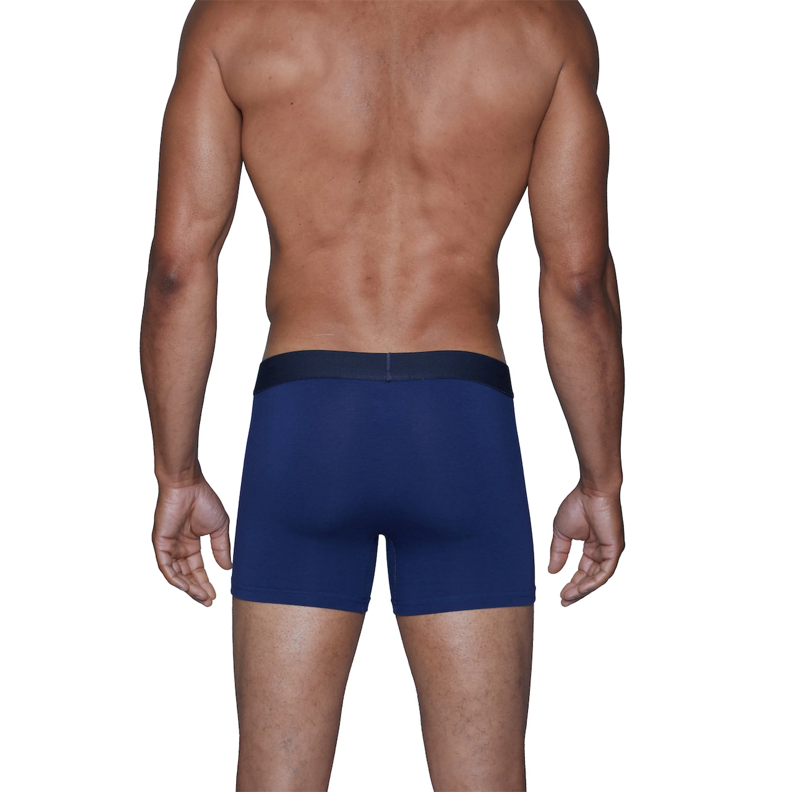 Boxer Brief w/ Fly in Deep Space Blue by Wood Underwear