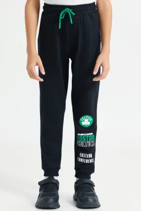 Boys Black Nba Celtics Active Pants