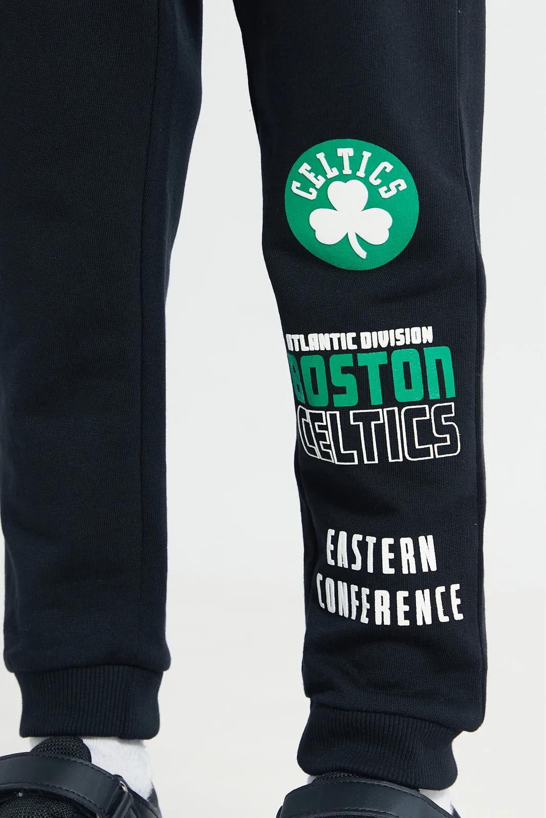 Boys Black Nba Celtics Active Pants