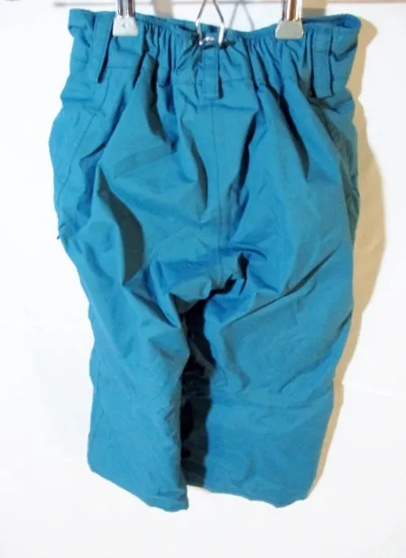 Boys Youth NORTH FACE HYVENT EZ GROW Snow Pants BLUE TEAL 6 XS/ TP Snowboarding