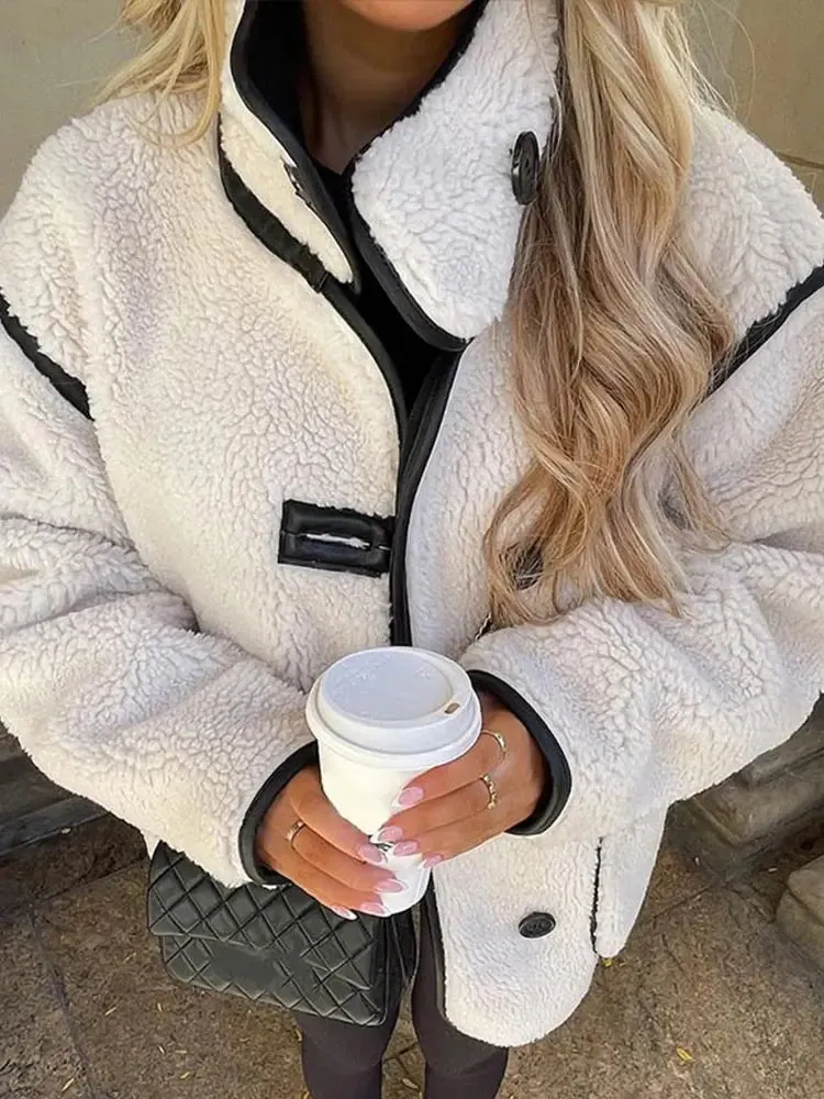 Brianna - Cosy fleece coat