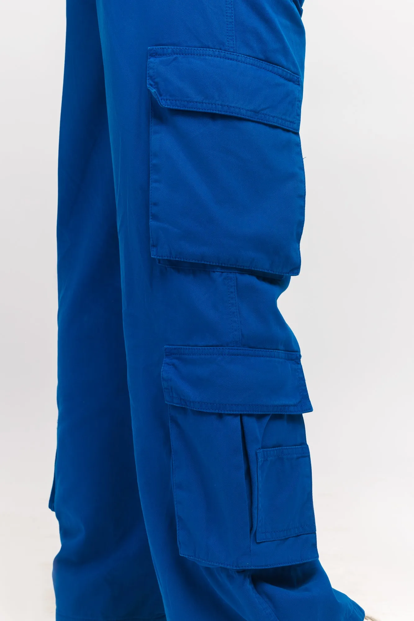 Bright Blue Cargo Pants