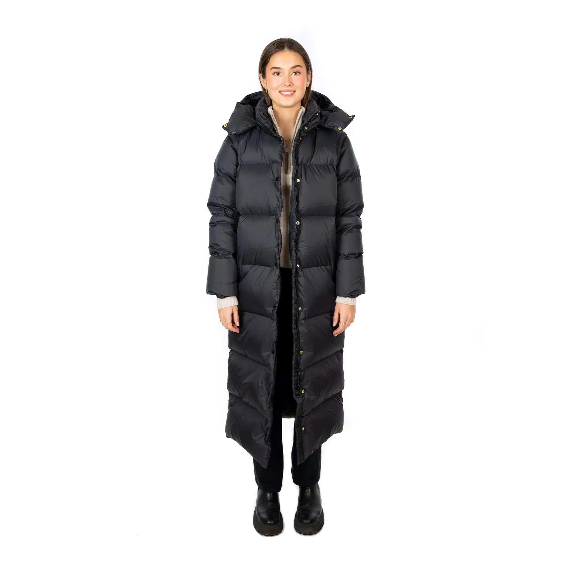 Capella Down Coat Multi - Phantom