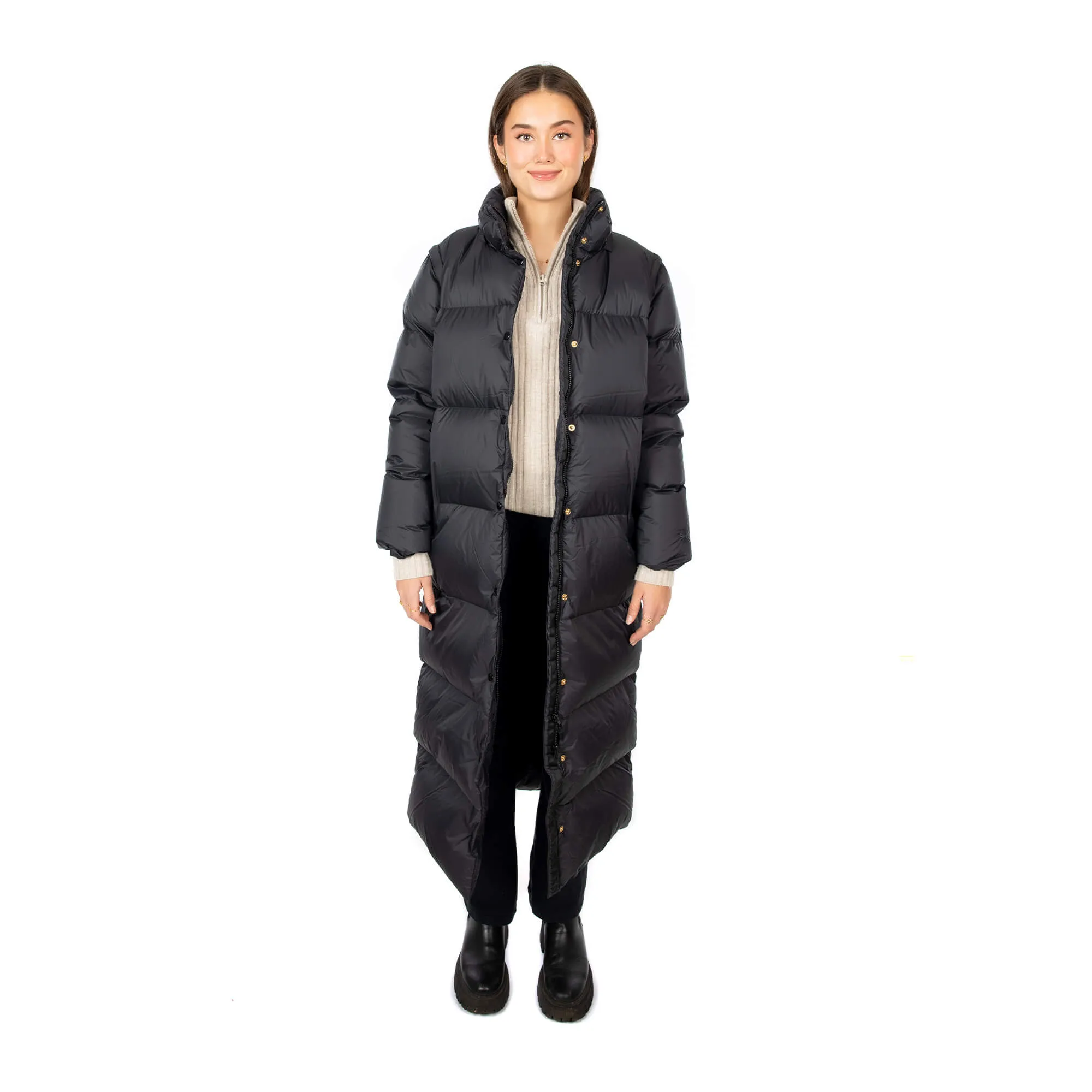 Capella Down Coat Multi - Phantom