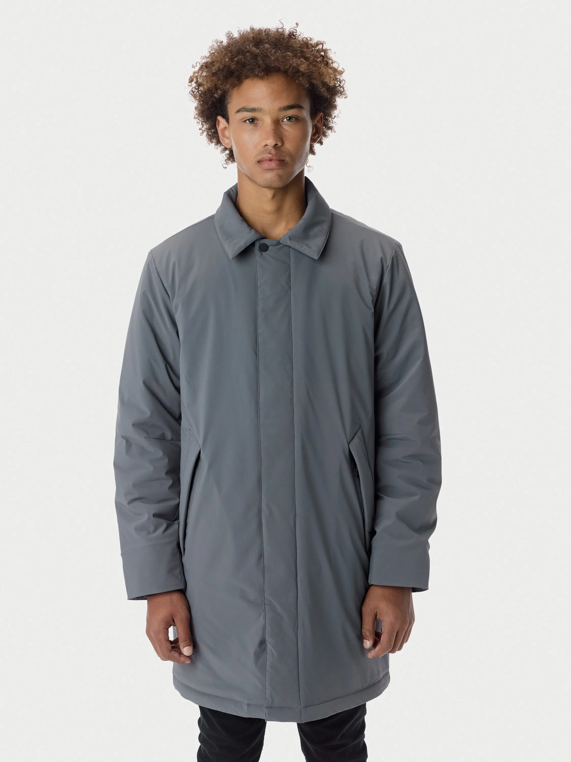 Car Coat - Grey