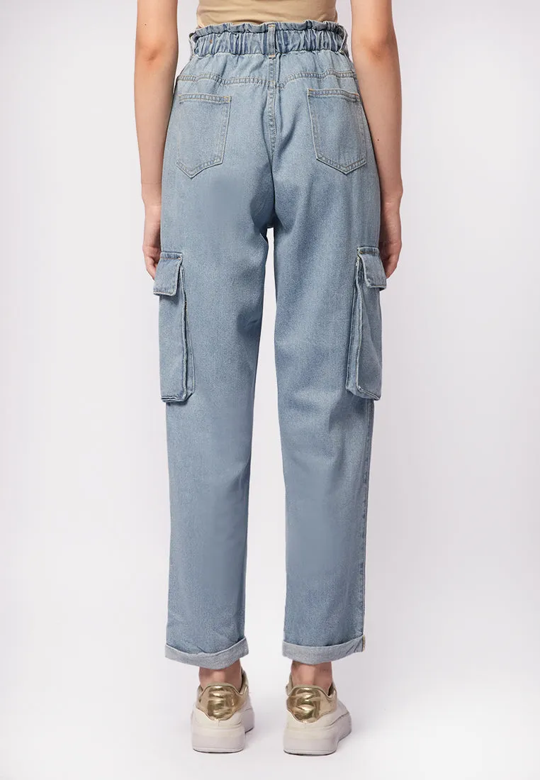 Cargo Denim Pants