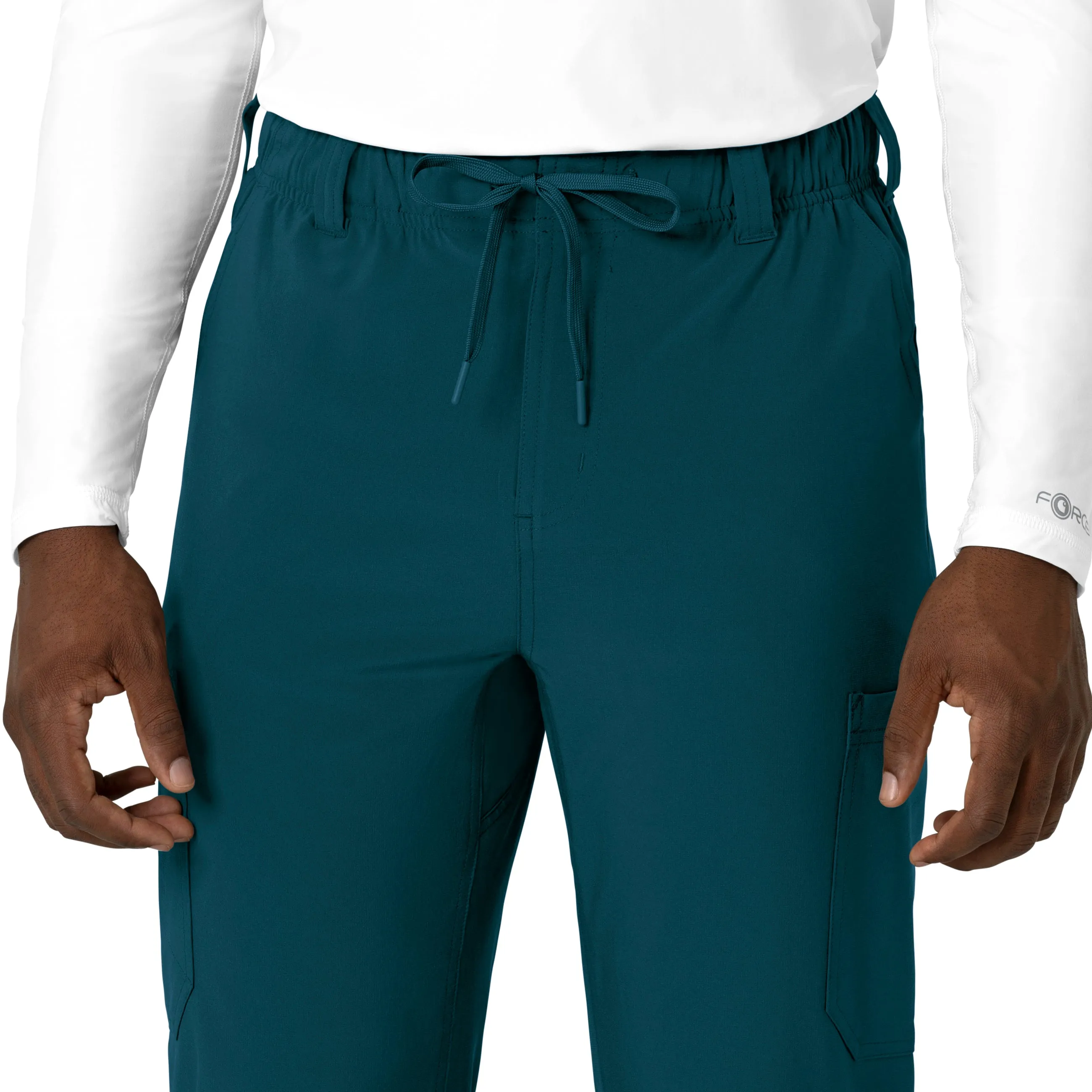 Carhartt Force Cross-Flex Men's Straight Leg Scrub Pant - Caribbean