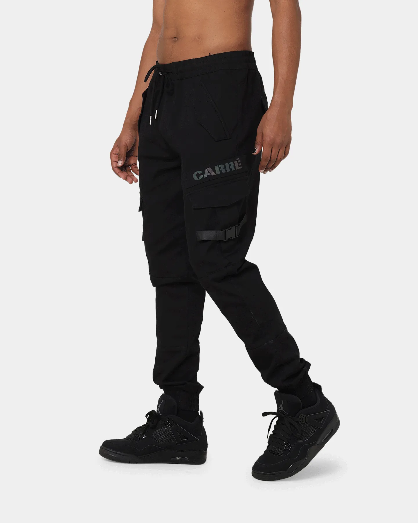 Carré Reflective Transition Cargo Joggers Black/Multi-coloured