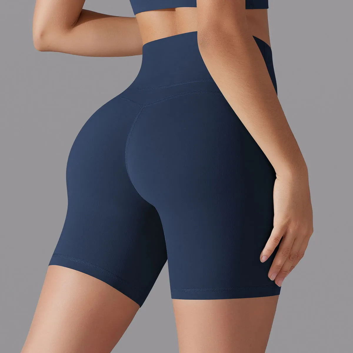 Celebrity High Waist Hip Lift Zero Sense Pants Wear-Free Underwear No Embarrassment Line Sports Shorts Running Fitness Yoga Pants Women