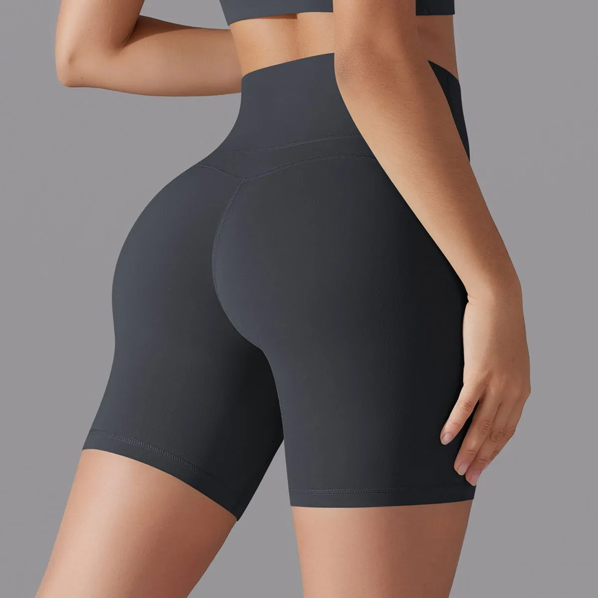 Celebrity High Waist Hip Lift Zero Sense Pants Wear-Free Underwear No Embarrassment Line Sports Shorts Running Fitness Yoga Pants Women