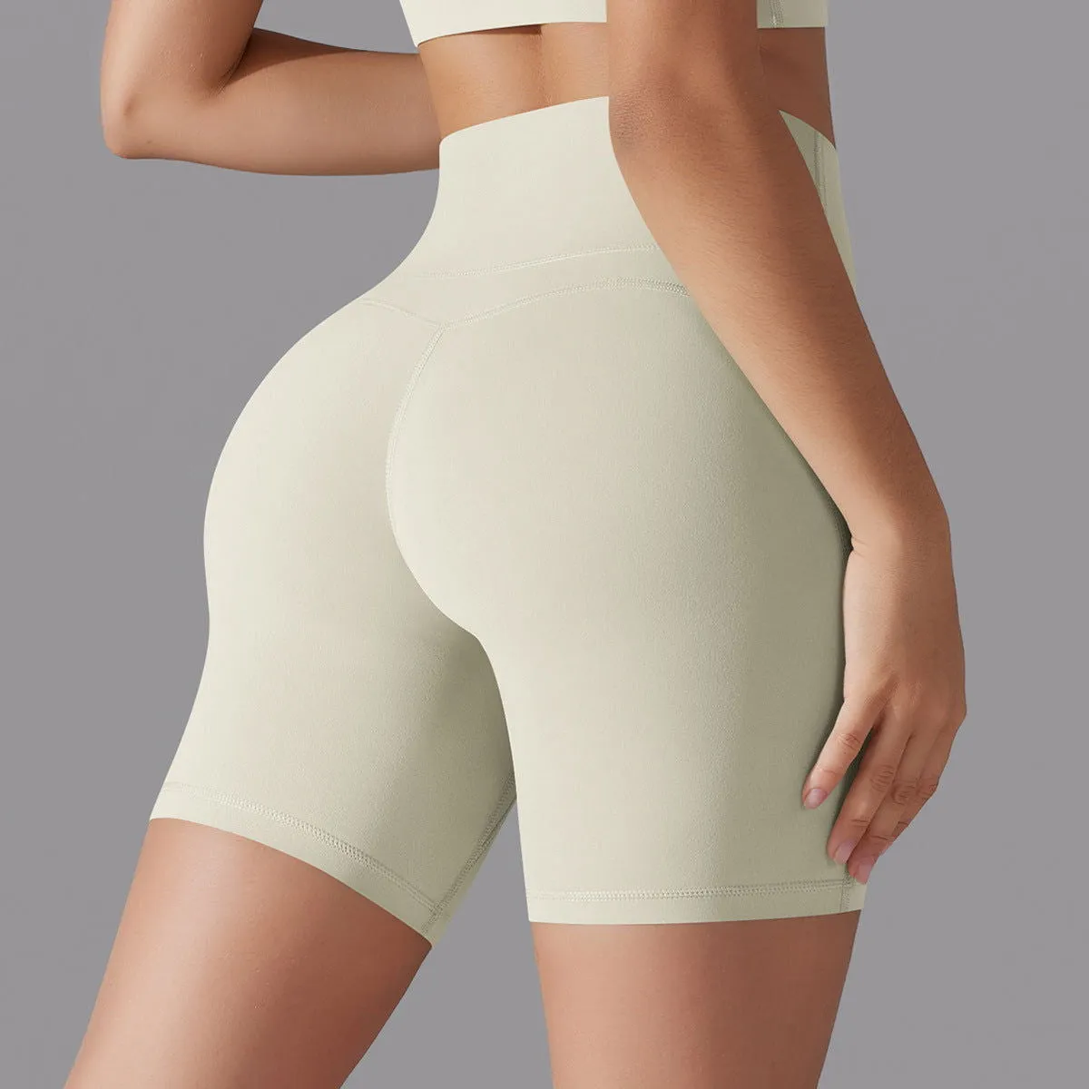 Celebrity High Waist Hip Lift Zero Sense Pants Wear-Free Underwear No Embarrassment Line Sports Shorts Running Fitness Yoga Pants Women