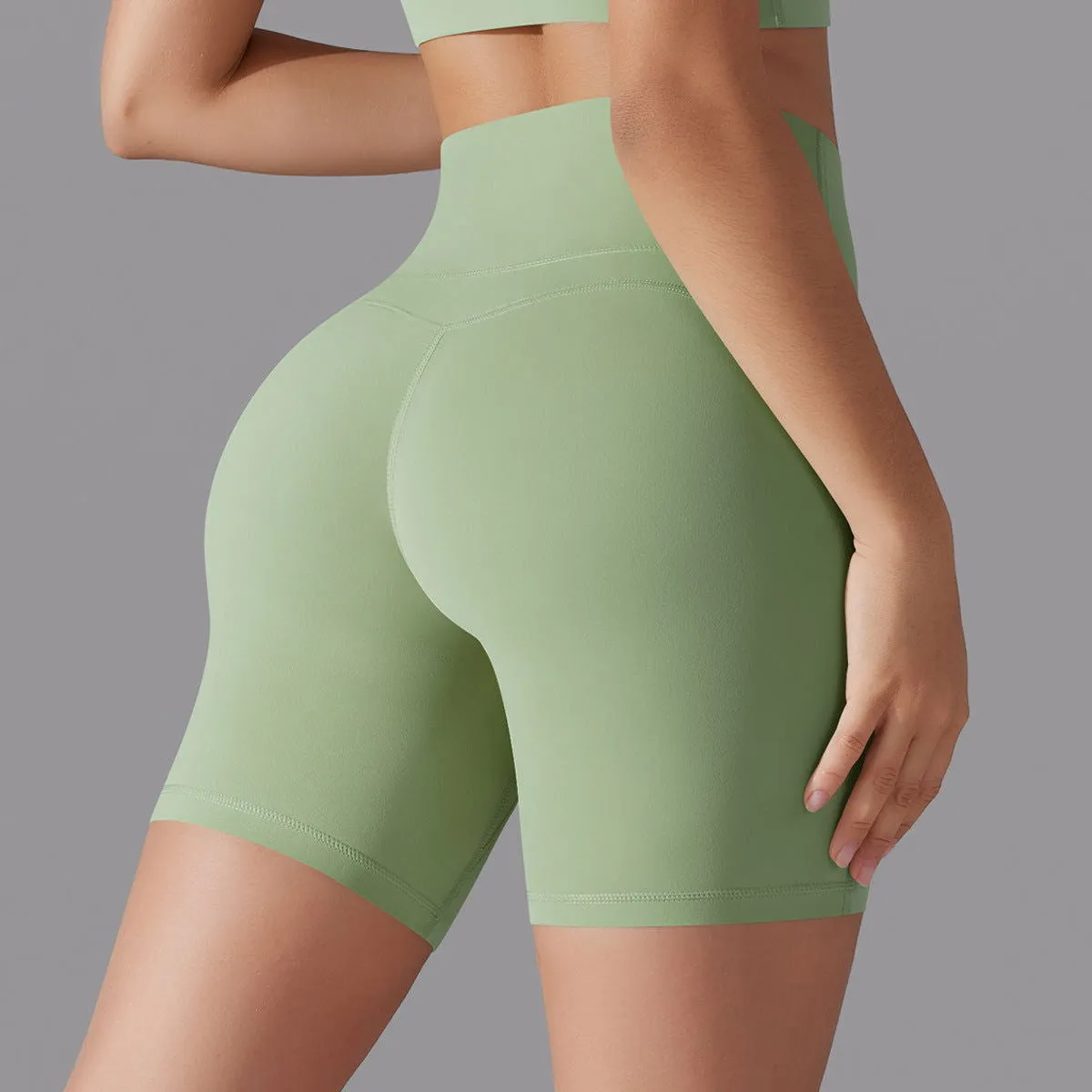 Celebrity High Waist Hip Lift Zero Sense Pants Wear-Free Underwear No Embarrassment Line Sports Shorts Running Fitness Yoga Pants Women