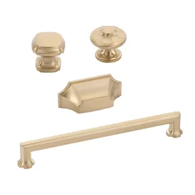 Champagne Bronze "Regal" Cabinet Knobs and Drawer Pull