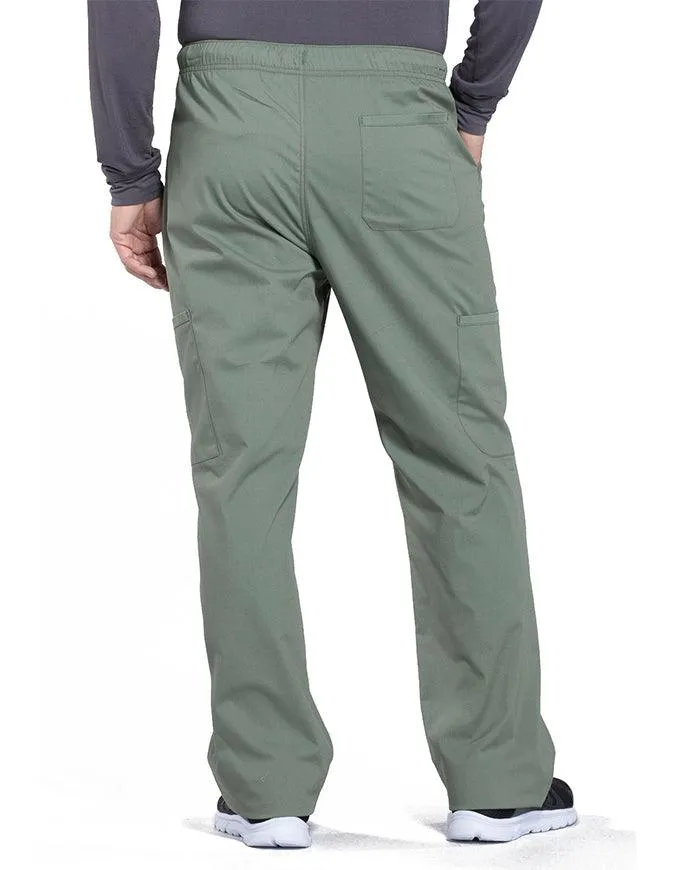 Cherokee Workwear Professionals Men's Tapered Leg Drawstring Cargo Pant