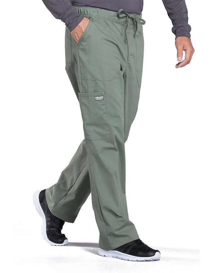 Cherokee Workwear Professionals Men's Tapered Leg Drawstring Cargo Pant