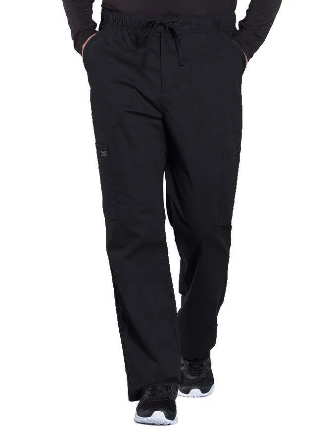 Cherokee Workwear Professionals Men's Tapered Leg Drawstring Cargo Pant