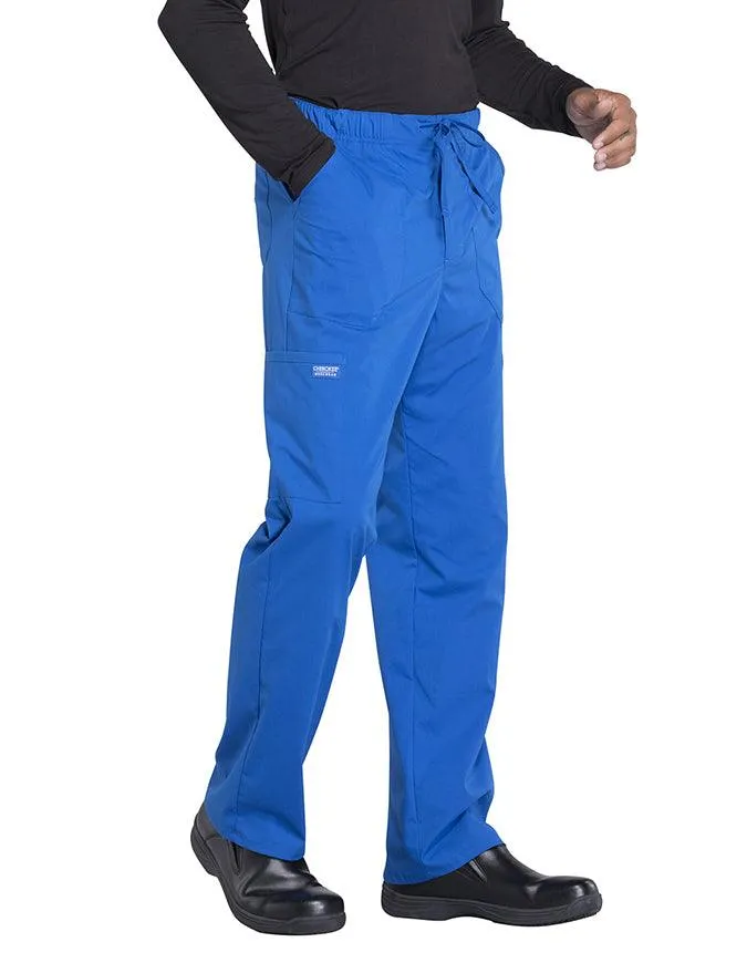 Cherokee Workwear Professionals Men's Tapered Leg Drawstring Cargo Pant