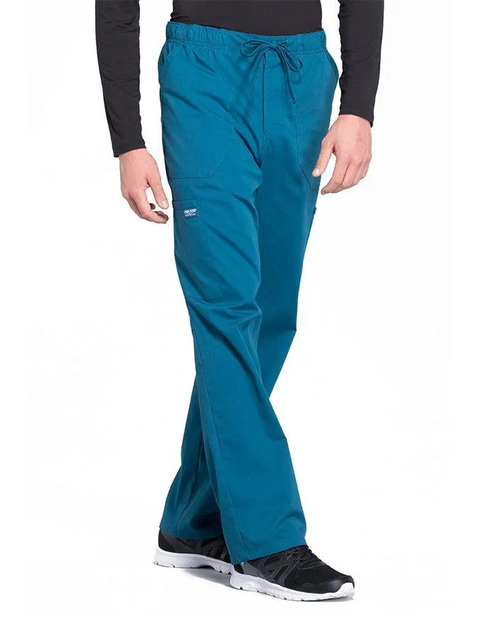 Cherokee Workwear Professionals Men's Tapered Leg Drawstring Cargo Pant