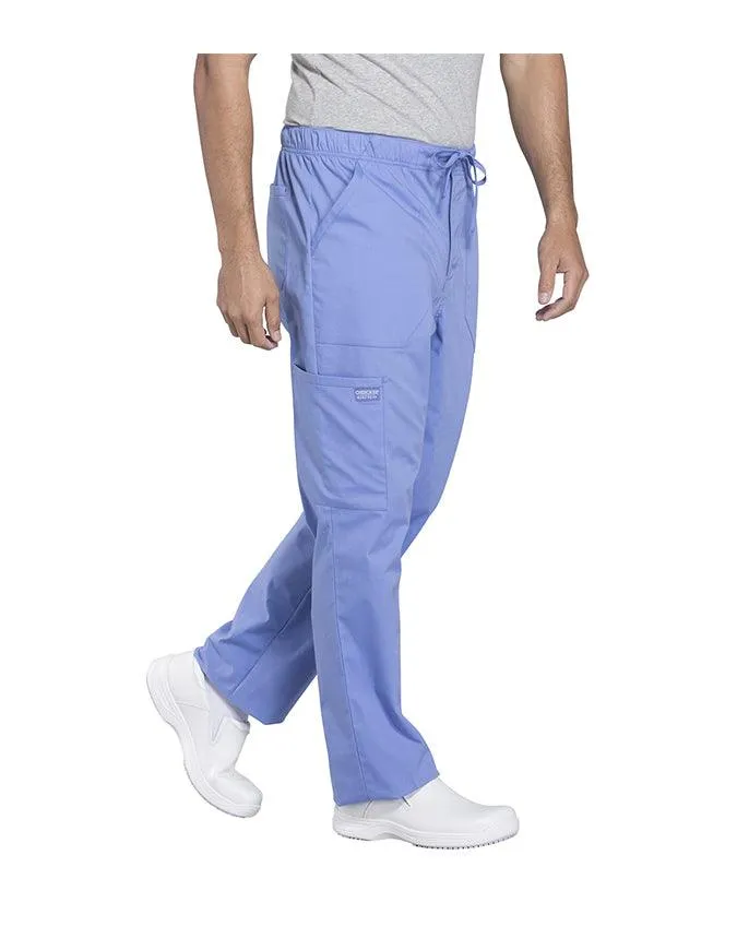 Cherokee Workwear Professionals Men's Tapered Leg Drawstring Cargo Pant