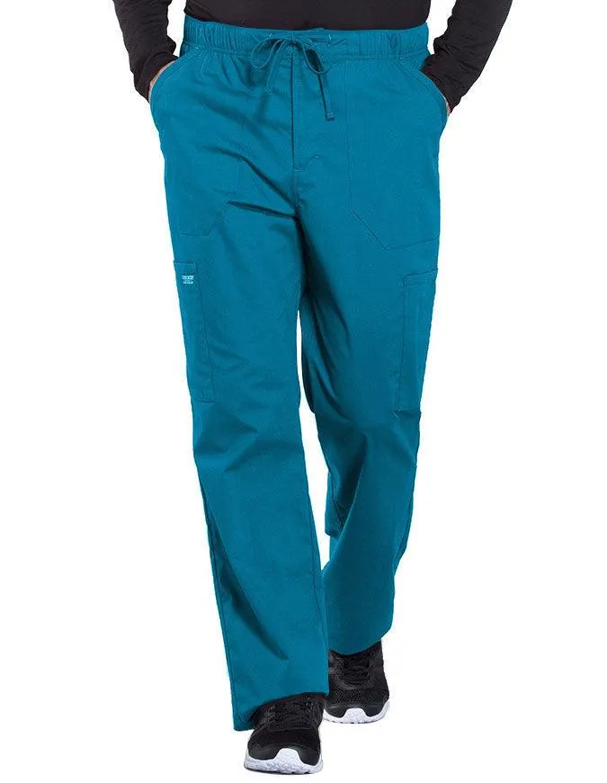 Cherokee Workwear Professionals Men's Tapered Leg Drawstring Cargo Pant