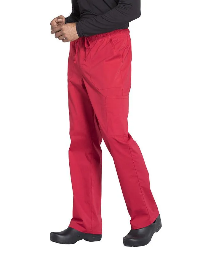 Cherokee Workwear Professionals Men's Tapered Leg Drawstring Cargo Pant