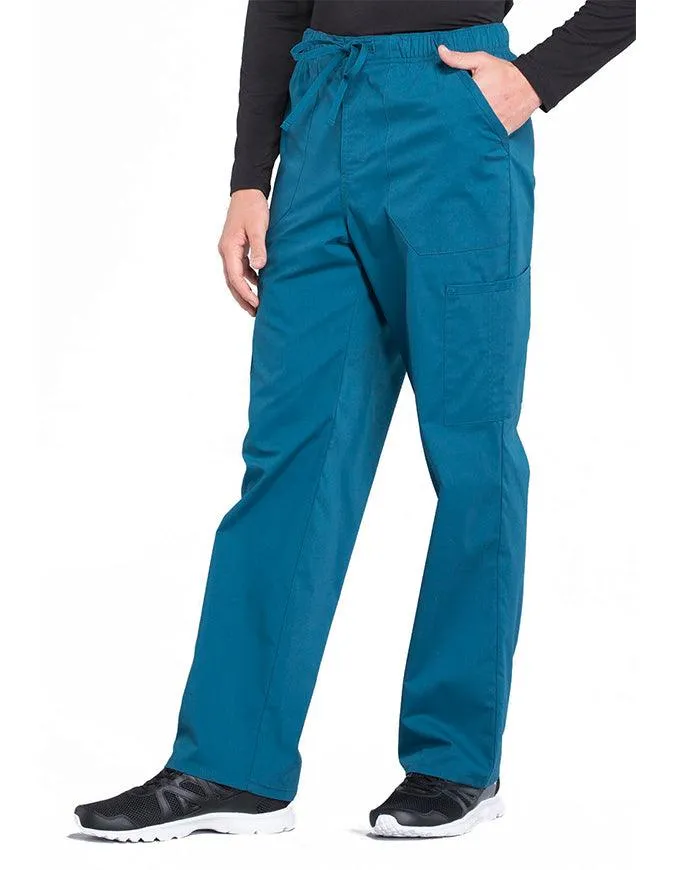 Cherokee Workwear Professionals Men's Tapered Leg Drawstring Cargo Pant