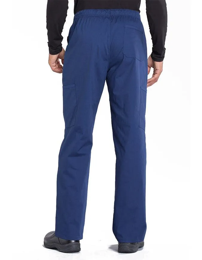 Cherokee Workwear Professionals Men's Tapered Leg Drawstring Cargo Pant