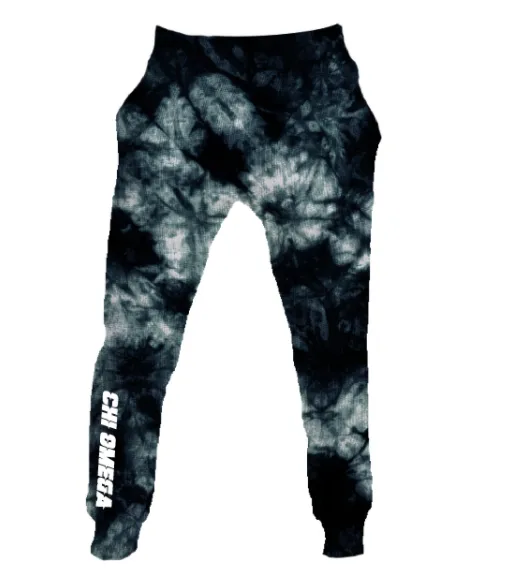 Chi Omega Tie Dye Joggers(List id: 4393083699269)