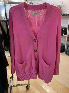 {{ClientCode}} PINK LOFT CARDIGAN, L