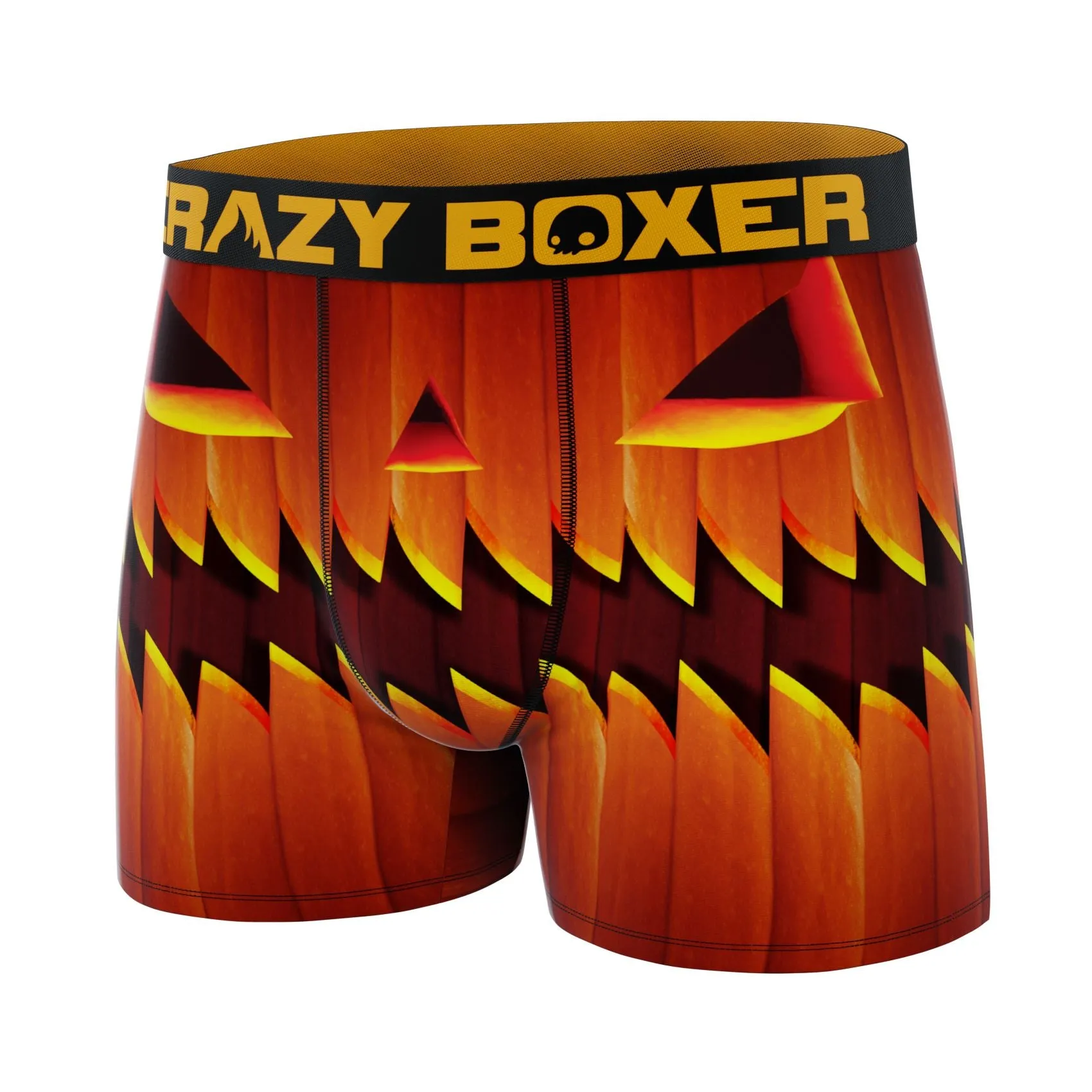 CRAZYBOXER Halloween Lantern Men's Boxer Briefs