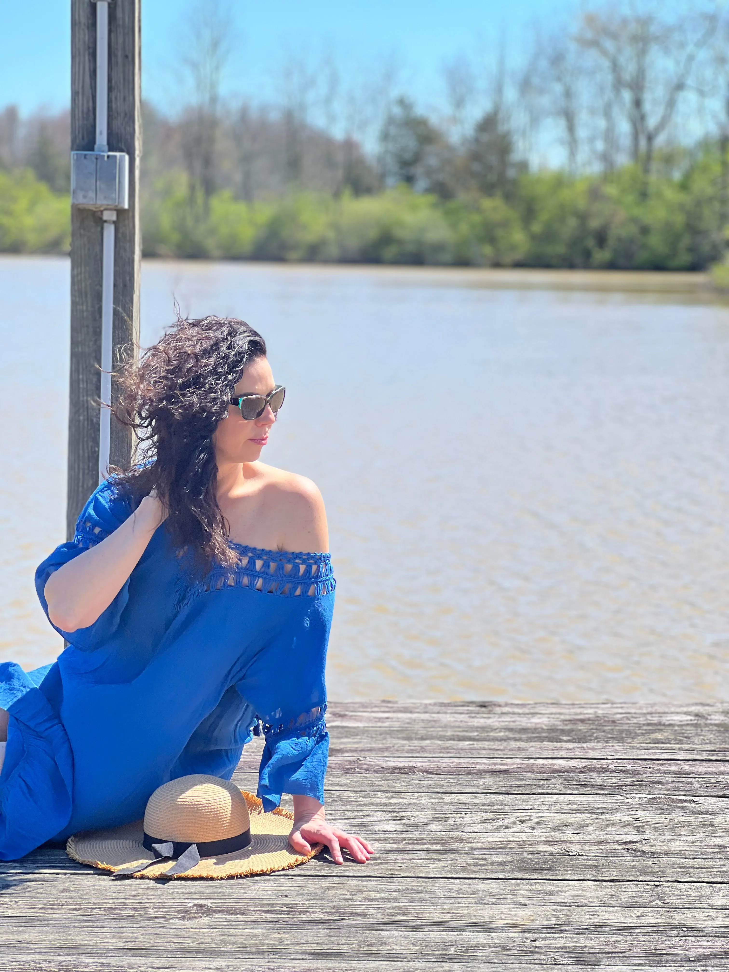 Crochet & Woven Beach Coverups (Ocean Blue)