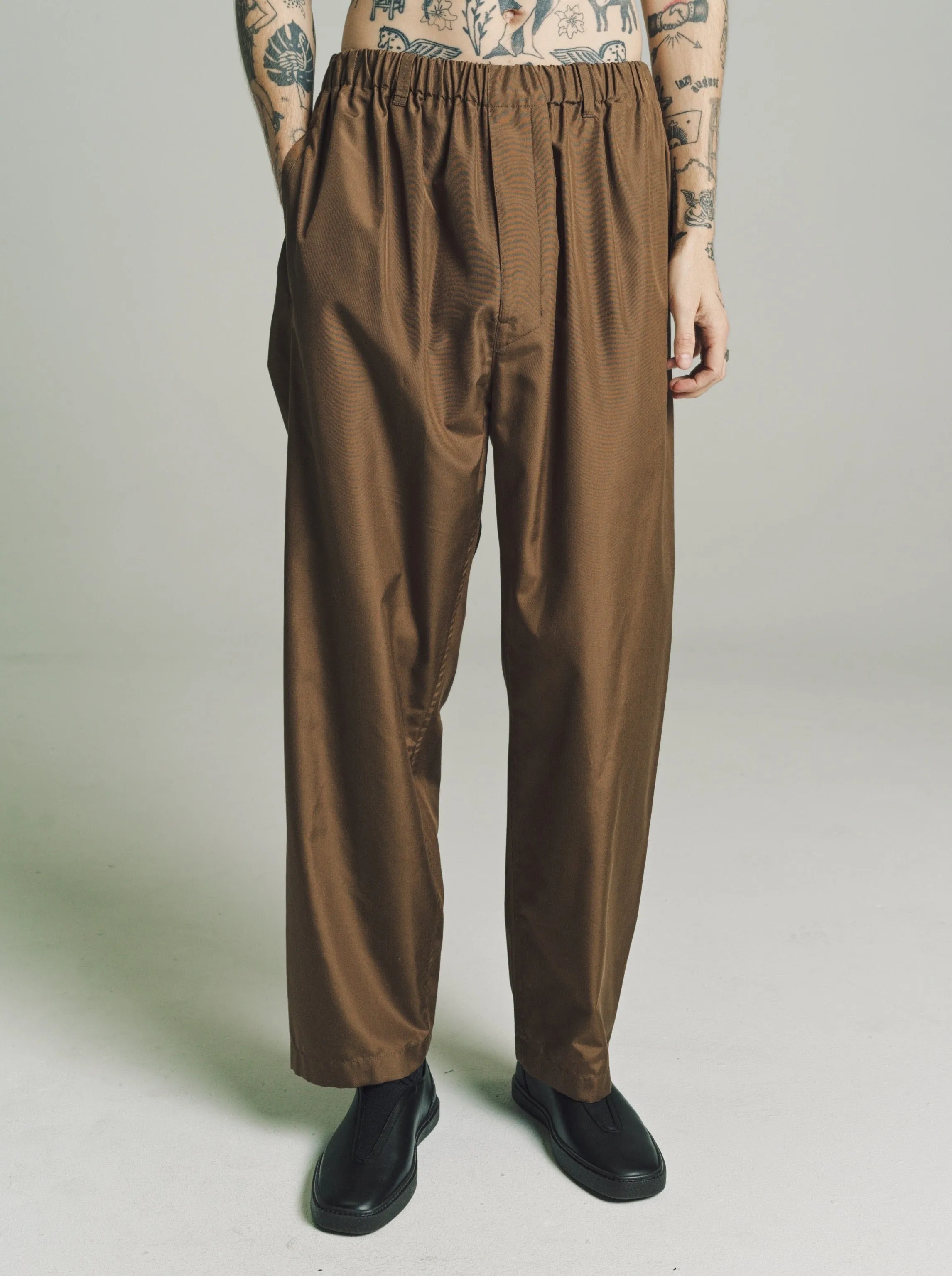 Dark Tobacco Relaxed Pants