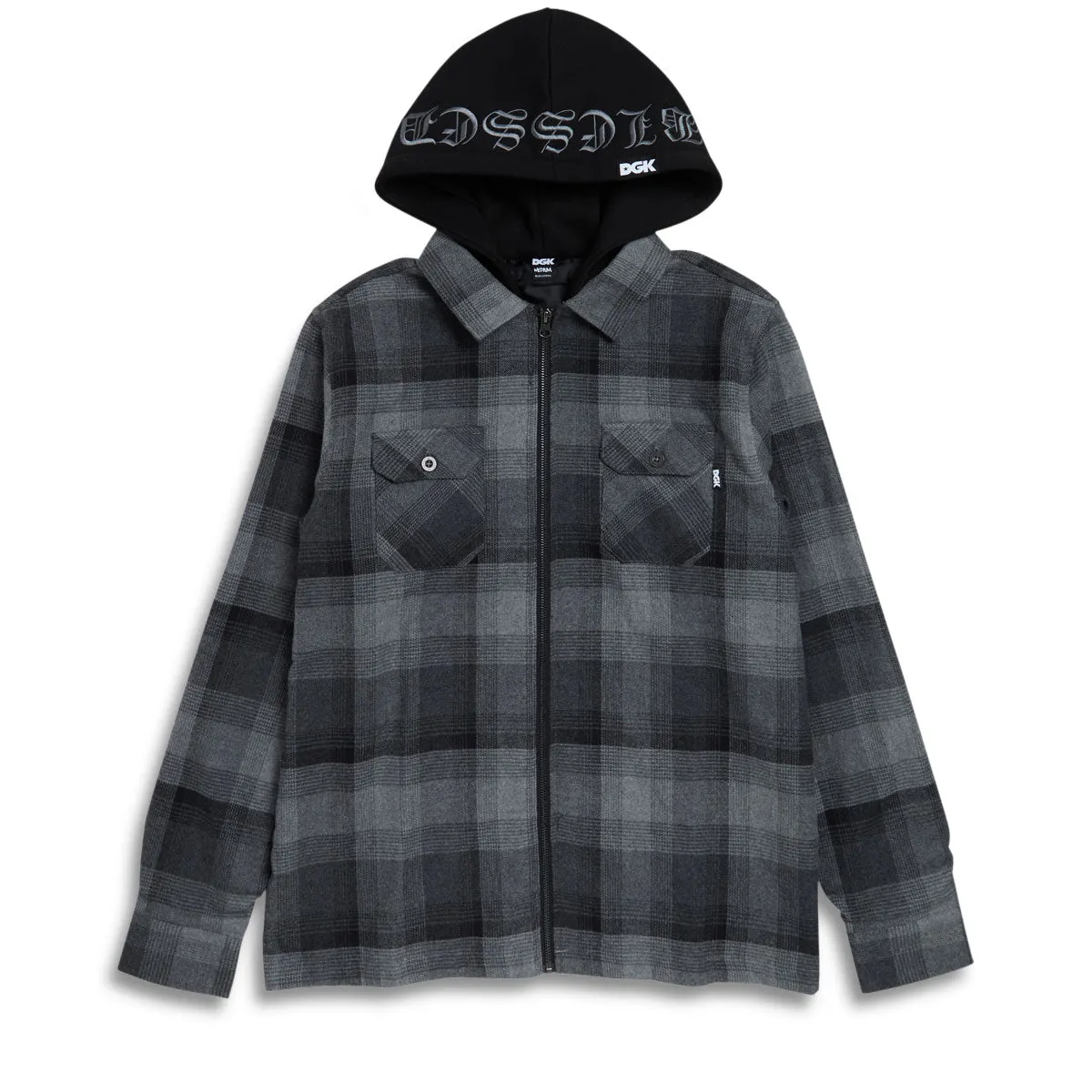 DGK Bliss Flannel Shacket Jacket - Charcoal