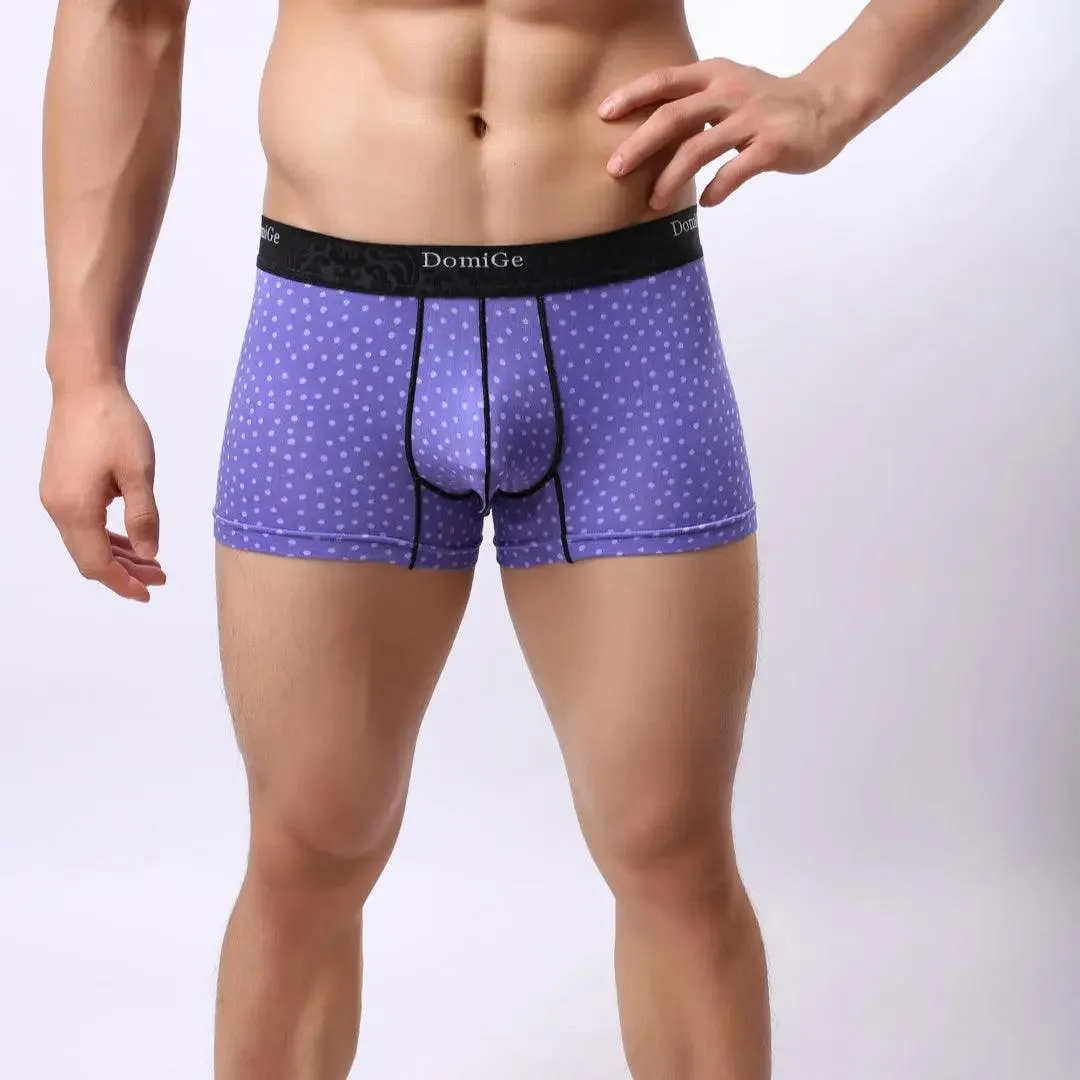 DomiGe Men's Mid-Rise Modal Boxers Male Underwear