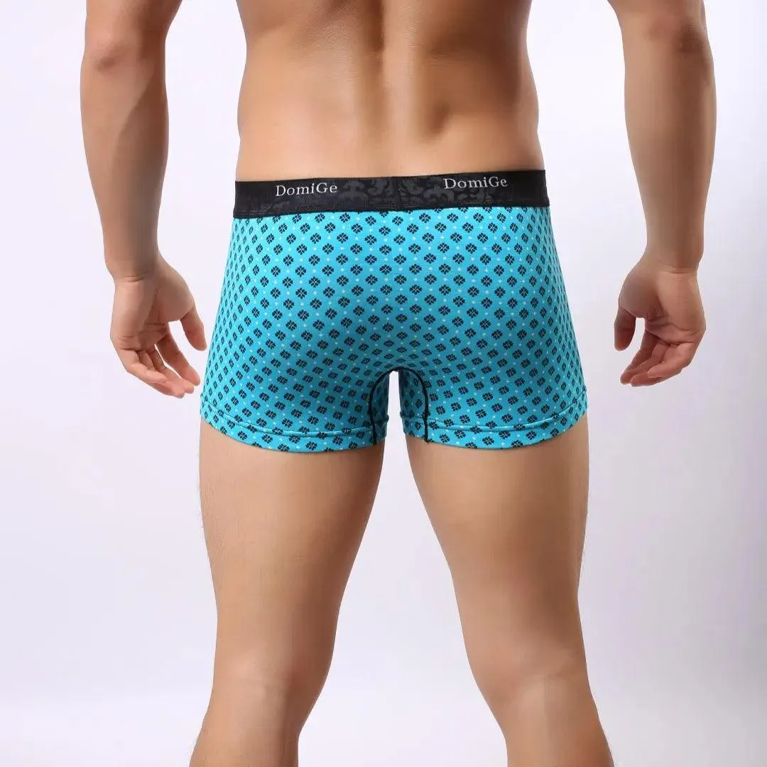 DomiGe Men's Mid-Rise Modal Boxers Male Underwear